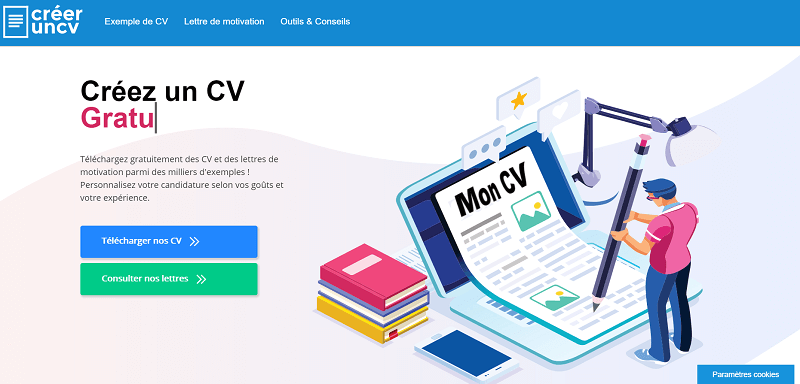 creerunCV modèles de CV et de lettres de motivation gratuites